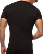 T-Shirt col V Max noir