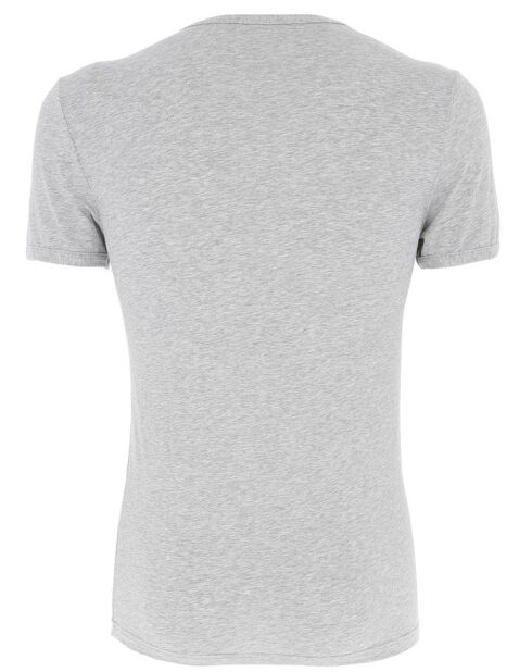 T-Shirt col V Max gris clair