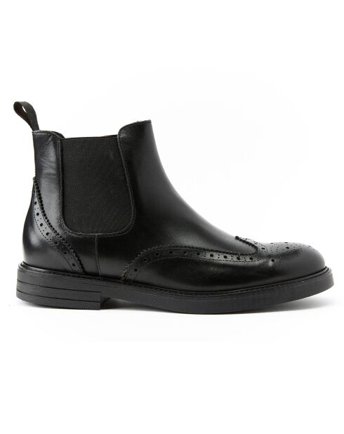 Chelsea Boots en Cuir Ethan noires