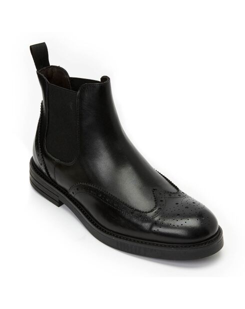 Chelsea Boots en Cuir Ethan noires