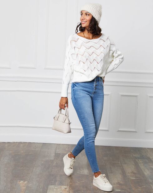 Pull Olivia blanc