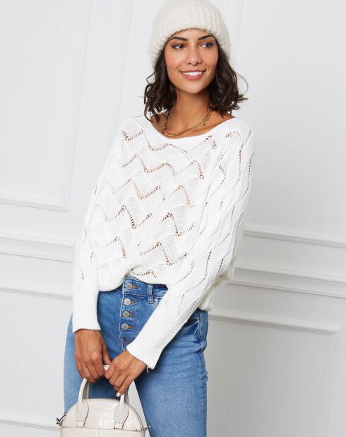 Pull Olivia blanc