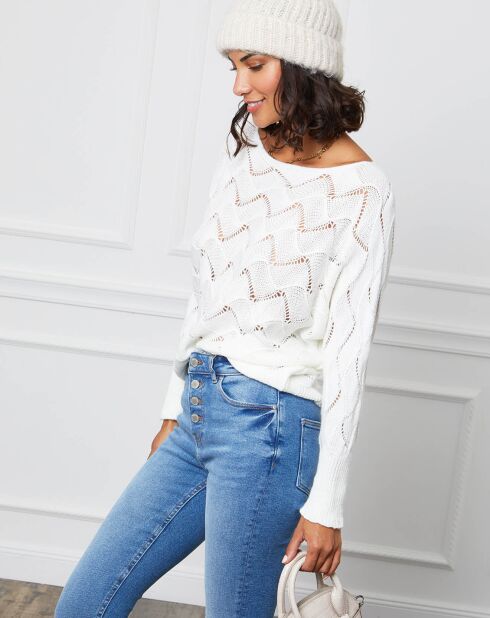 Pull Olivia blanc