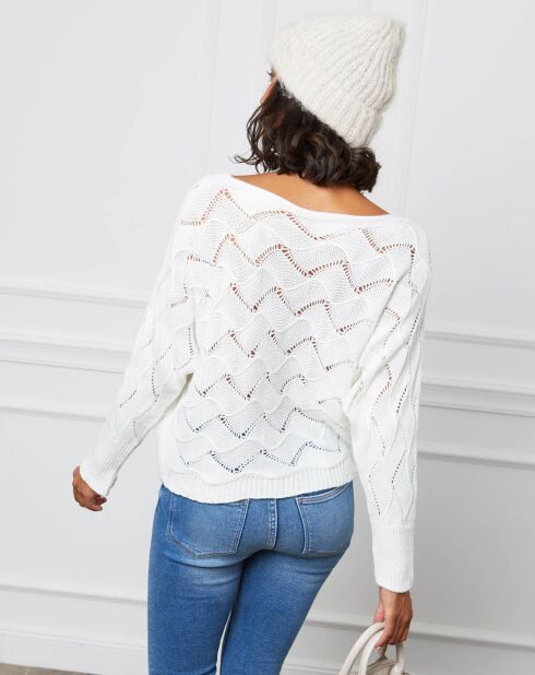 Pull Olivia blanc