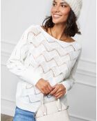 Pull Olivia blanc