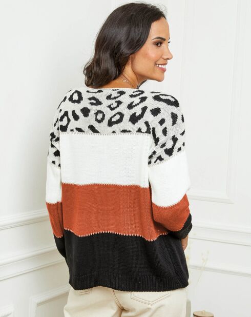 Pull Jessica brique