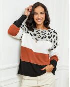 Pull Jessica brique