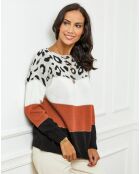 Pull Jessica brique