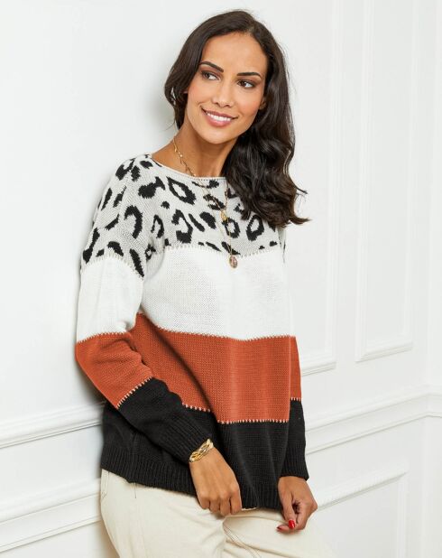 Pull Jessica brique