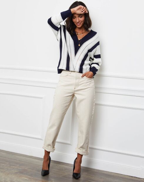 Pull Marie marine
