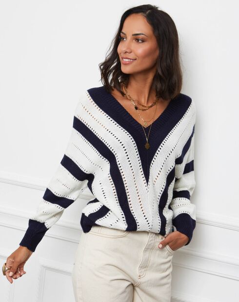 Pull Marie marine