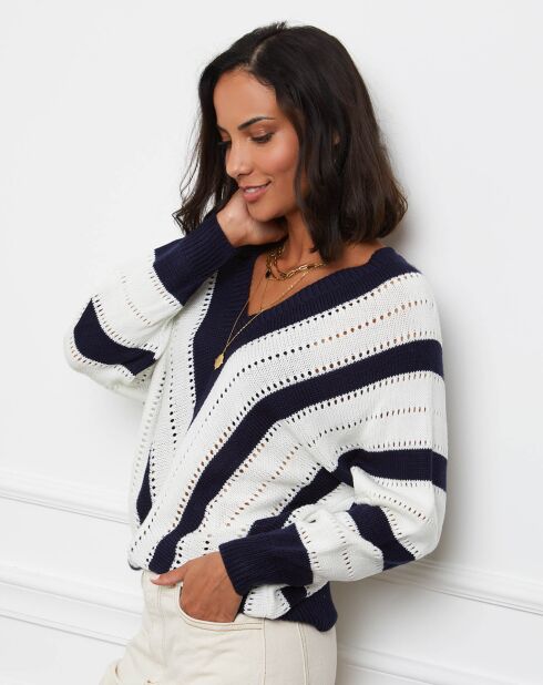 Pull Marie marine