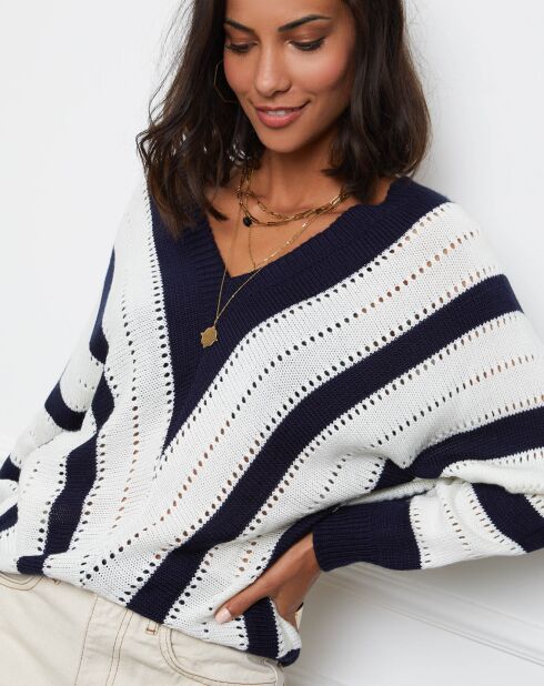 Pull Marie marine