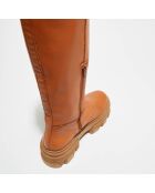 Bottes en Cuir Sophia camel