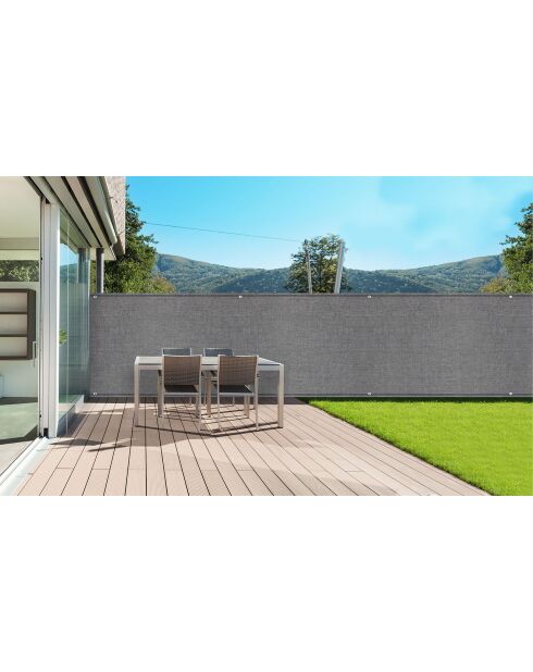 Brise-vue 300 gr/m² gris anthracite - 1x10 m