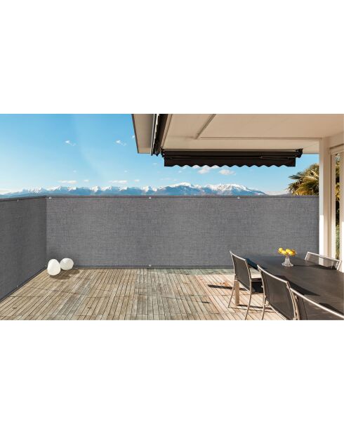 Schermo per la privacy 300 gr/m² grigio antracite - 1x10 m