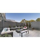 Brise-vue 300 gr/m² gris anthracite - 1x10 m