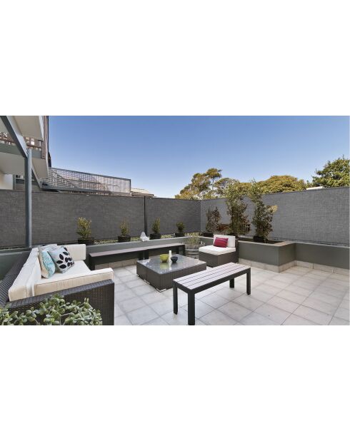 Brise-vue 300 gr/m² gris anthracite - 1x10 m