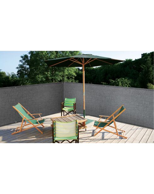 Brise-vue 300 gr/m² gris anthracite - 1x10 m