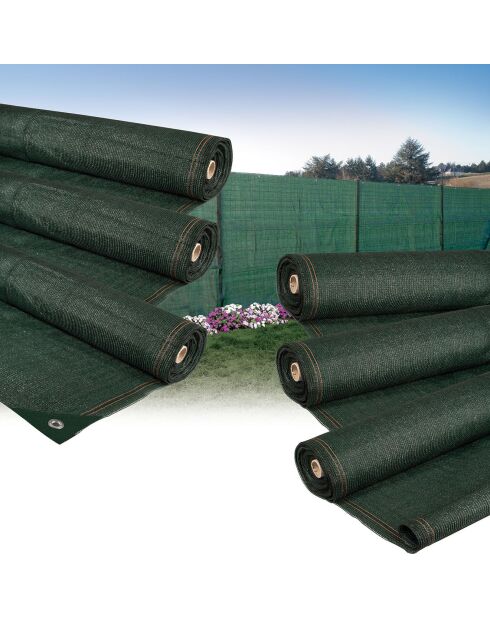 Brise-vue 300 gr/m² vert - 1.8x10 m