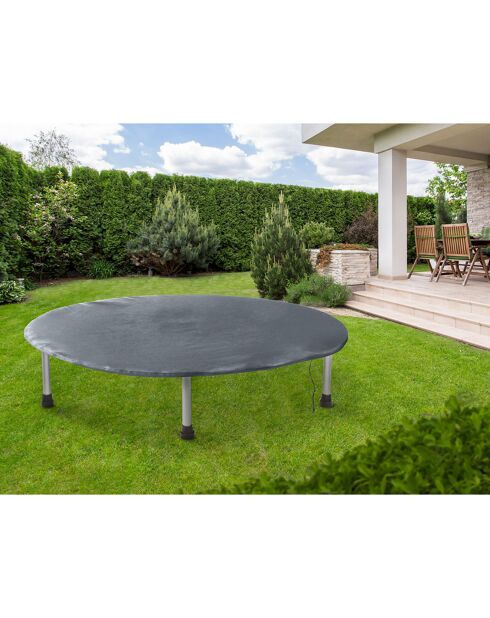 Housse de protection pour trampoline grise - D.366 cm