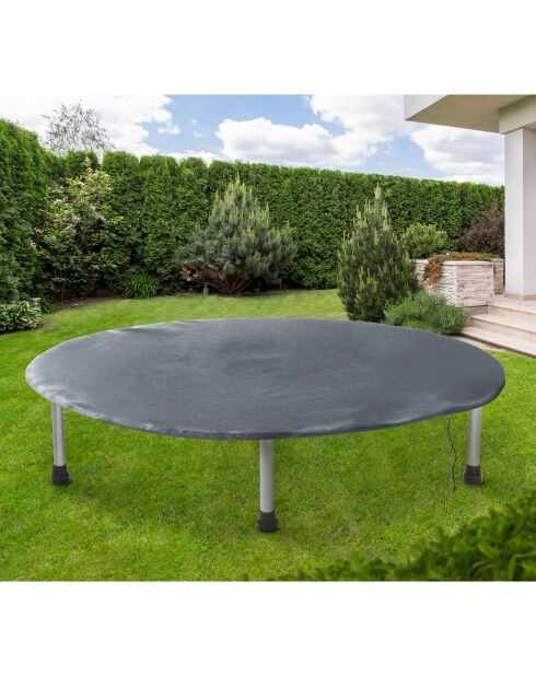 Housse de protection pour trampoline grise - D.430 cm