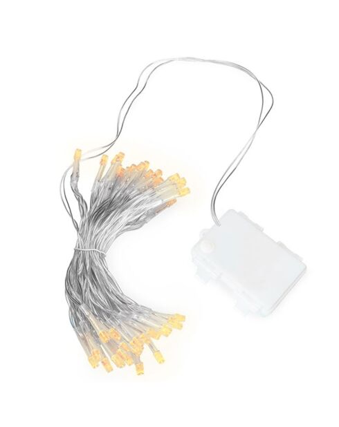 Guirlande à piles 100 leds multicolore - 10.3m