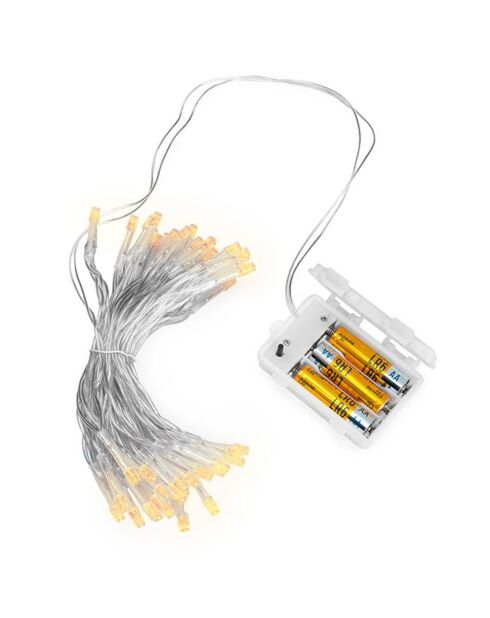 Guirlande à piles 100 leds multicolore - 10.3m