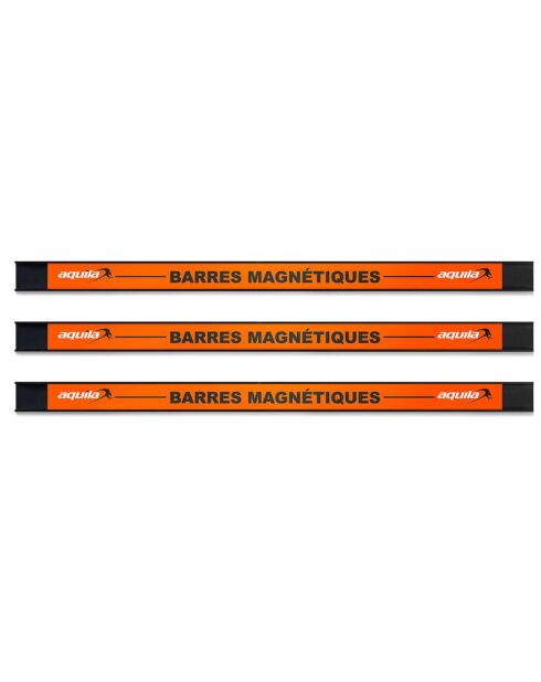 3 Barres magnétiques porte-outils multicolores - 46 cm