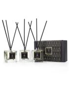 Coffret 3 Diffuseurs Obsidian Patchouli & Musk, Black Sandalwood, Vetiver & Cedarwood - 3x50 ml