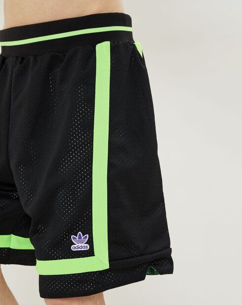 Short Adidas x Sankuanz Basketball Reversible noir/vert