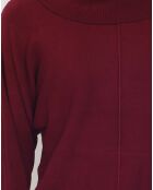 Pull Salomé en Cachemire mélangé bordeaux