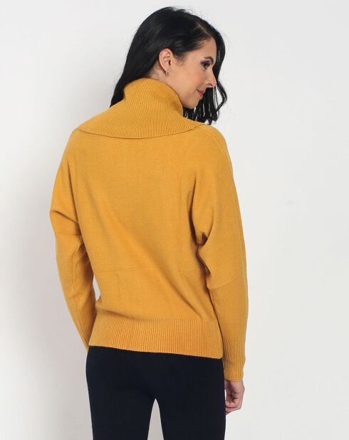 Pull Salomé en Cachemire mélangé ocre