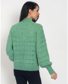 Pull Tess en Cachemire & Mohair mélangés jade