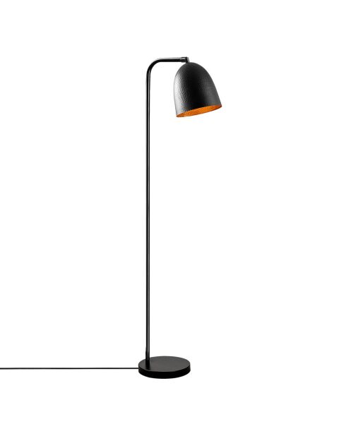 Schwarze Tattoo-Stehlampe - 22x32x120 cm