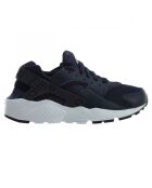 Baskets en Cuir & Mesh Huarache Gs blau marine/noir