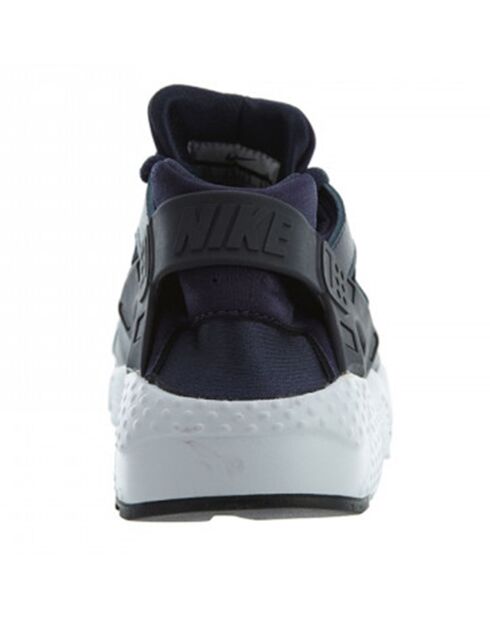 Baskets en Cuir & Mesh Huarache Gs blau marine/noir