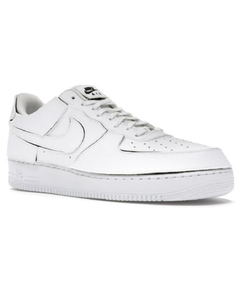 Baskets en Cuir Air Force 1 Lo blanches