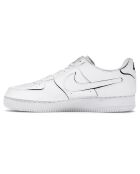 Baskets en Cuir Air Force 1 Lo blanches