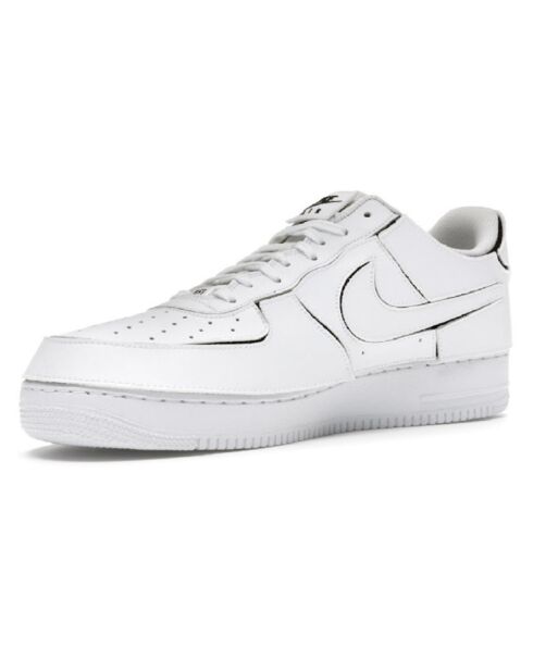 Baskets en Cuir Air Force 1 Lo blanches