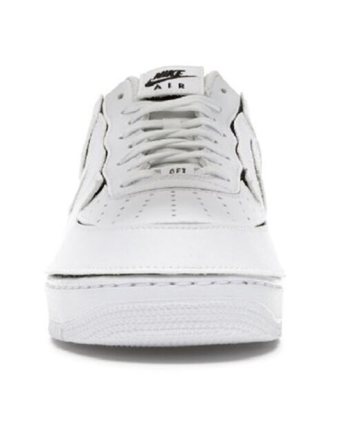 Baskets en Cuir Air Force 1 Lo blanches