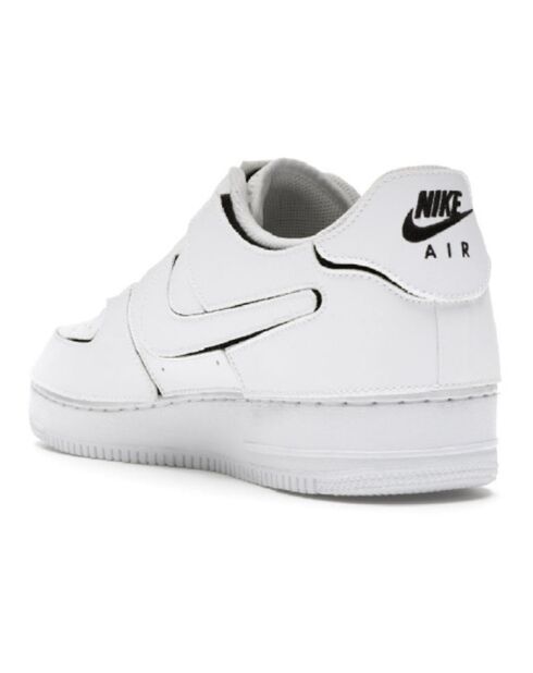 Baskets en Cuir Air Force 1 Lo blanches