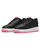 Baskets en Cuir Air Force 1 Gs noir/rose