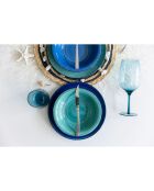 6 veelkleurige Happy Hour wijnglazen - 55 cl