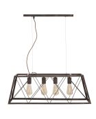 Suspension Industry marron - 78x30x26.5 cm