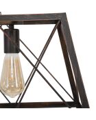 Suspension Industry marron - 78x30x26.5 cm