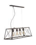 Suspension Industry marron - 78x30x26.5 cm