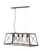 Suspension Industry marron - 78x30x26.5 cm