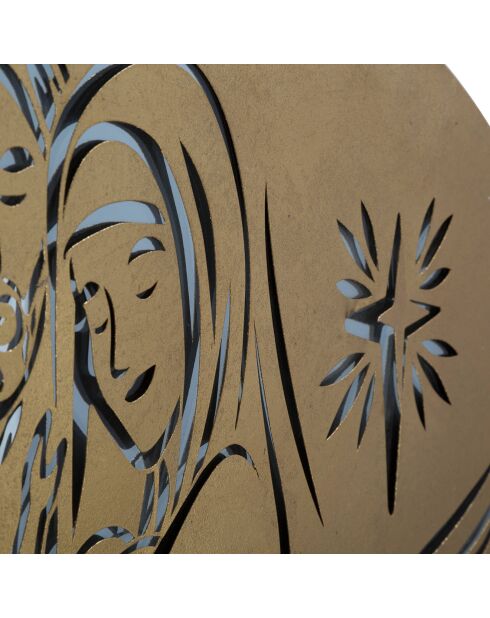 Décoration murale Nativity dorée - 120x2x60 cm