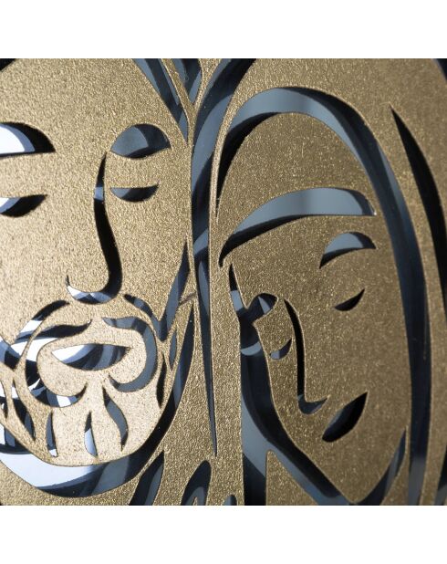 Décoration murale Nativity dorée - 120x2x60 cm